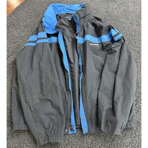 Tommy Hilfiger Hooded Jacket, Black - Blue SIZE XL